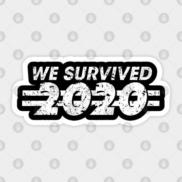 We Survived 2020 Sticker by deancoledesign